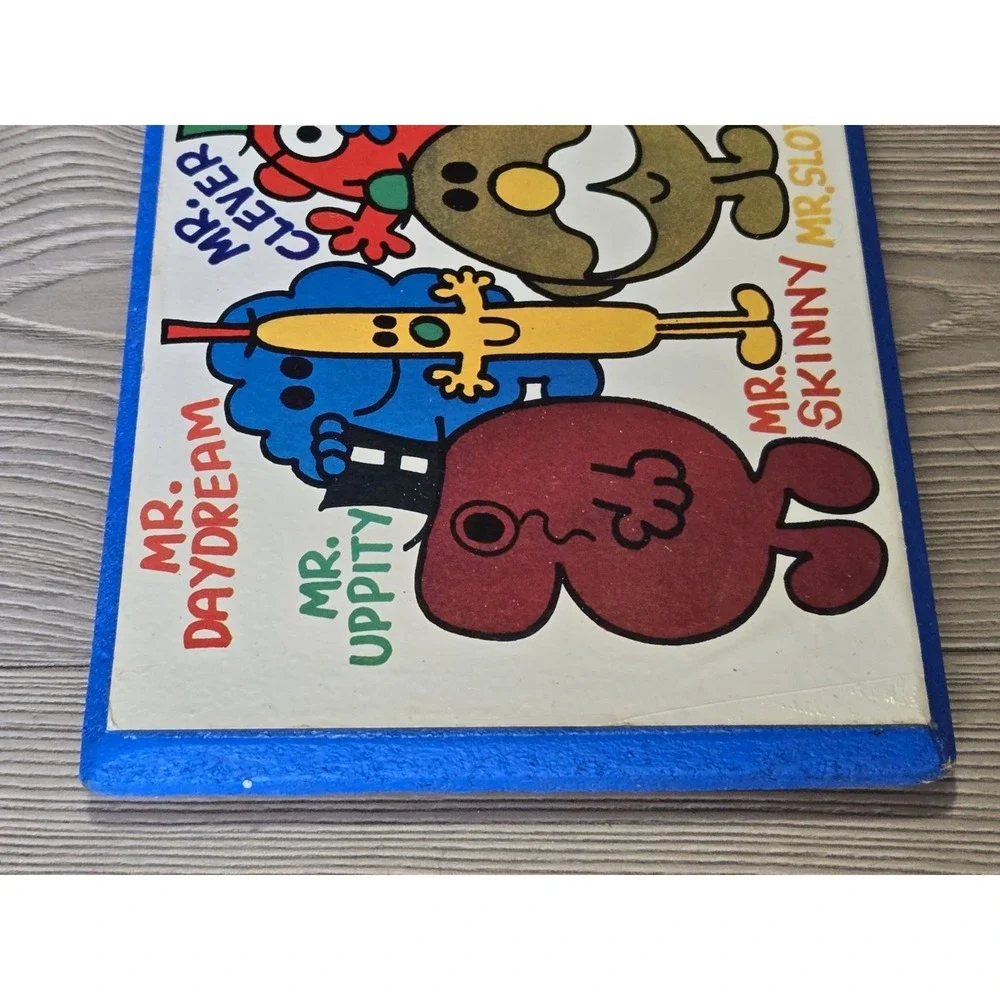 Mr. Men Wall Plaque Art Wooden 59